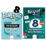 Günay Yayınları 8. Sınıf 32 Haftalık Bumerang Fen Bilimleri Deneme+Keşfet Plus 1. Dönem