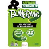 Günay Yayınları 8. Sınıf Bumerang 32 Haftalık Denemeler Din Kültürü ve Ahlak Bilgisi 2025-2026 Güncel Basım
