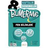 Günay Yayınları 8. Sınıf Bumerang 32 Haftalık Denemeler Fen Bilimleri 2025-2026 Güncel Basım