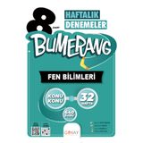 Günay Yayınları 8. Sınıf Bumerang 32 Haftalık Fen Bilimleri Denemeleri