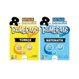 GÜNAY YAYINLARI 8.SINIF BUMERANG 32 HAFTALIK TÜRKÇE - MATEMATİK DENEMELERİ (2 KİTAP)