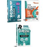 Günay Yayınları 8. Sınıf Bumerang Fen Bilimleri Etkinlikli Kitap + Zoom Fen Bilimleri Soru Bankası + 32 Haftalık Deneme Seti