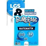 Günay Yayınları 8.Sınıf Bumerang Matematik Deneme-Yeni Baskı-(Muba Yayınları Denemeli)