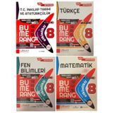 Günay Yayınları 8.sınıf Bumerang Matematik+türkçe+fen Bilimleri+inkılapkonu Öz Soru Bankası Güncel