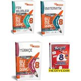 Günay Yayınları 8. Sınıf Bumerang Türkçe + Matematik + Fen Bilimleri Etkinlikli Kitap (Inkılap Tarihi 1. Dönem Soru Bankası Hediyelidir)