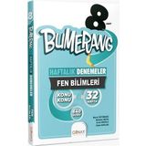 Günay Yayınları 8. Sınıf Fen Bilimleri Bumerang Konu Konu Haftalık Denemeler