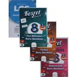 Günay Yayınları 8. Sınıf Keşfet Serisi 1.Dönem Serisi LGS 3'lü Matematik+Türkçe+Fen Bilimleri Soru Bankası-(Aydın Yayınları Denemeli)
