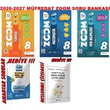 Günay Yayınları 8.sınıf Lgs 2026-2027 Müfredat Zoom Soru Bankası Türkçe-Matematik-Fen Bilimleri - 156445511516151221