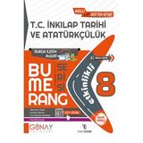 Günay Yayınları 8. Sınıf LGS Bumerang Serisi T.C. İnkılap Tarihi Soru Bankası / Günay Yayınları / 9786258331301 (Çok Renkli)