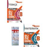 Günay Yayınları 8.Sınıf Lgs Bumerang Türkçe / Matematik Etlinlikli Defter 2 Kitap