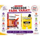 Günay Yayınları 8. Sınıf Türkçe Pekiştirme Seti | Bumerang Etkinlik Defteri + Bumerang Haftalık Denemeler