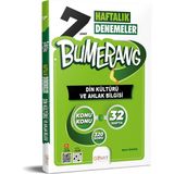 Günay Yayınları Bumerang Haftalık Denemeler 7. Sınıf Din Kültürü ve Ahlak Bilgisi (2022-2023)
