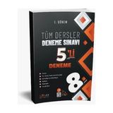 Günay Yayınları Günay 8. Sınıf 1.dönem Tüm Dersler 5'li Deneme 2023 LGS