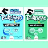 Günay Yayınları Gün&Ay Yayınları 5. Sınıf Bumerang Matematik ve Fen Bilimleri Deneme Seti