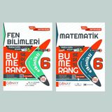 Günay Yayınları Gün&Ay Yayınları 6. Sınıf Bumerang Etkinlikli Matematik ve Fen Bilimleri Soru Bankası Seti