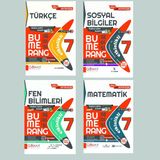 Günay Yayınları Gün&Ay Yayınları 7. Sınıf Bumerang Etkinlikli Türkçe Matematik Fen Bilimleri Sosyal Bilgiler Soru Bankası Seti