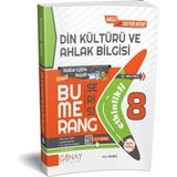 Günay Yayınları Güncel 8. Sınıf Din Kültürü Ve Ahlak Bilgisi Bumerang Etkinlikli Kitap Konu Anlatımlı Soru Bankası