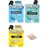 Günay Yayınları LGS 8.Sınıf Bumerang 32 Haftalık Matematik Fen Bilimleri ve Türkçe Denemeleri 3'Lü Set
