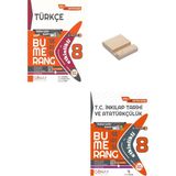 Günay Yayınları LGS 8.Sınıf Bumerang Etkinlikli Defter Türkçe ve T.C. Inkılap Tarihi