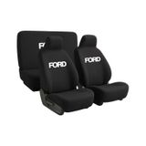 Gunaydin Konforu Ford Tourneo Connect İle Uyumlu Oto Koltuk Kilifi İle Aracinizda Yasayin Siyah Siyah