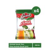 Günbak 250 Gr Elma Aromalı İçecek Tozu X 4 Adet