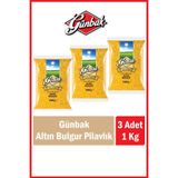 Günbak Altın Bulgur Pilavlık 1 Kg X 3 Adet