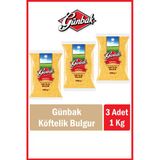 Günbak Köftelik Bulgur 1 Kg X 3 Adet