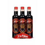 Günbak Koyu Renkli Soya Sosu 750 ml x 3 Adet
