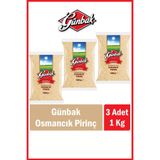 Günbak Osmancık Pirinç 1 Kg X 3 Adet