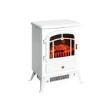 Gunbo Home Elektrikli Şömine Beyaz 1850 W Metal Kasa, Fanlı Şömine, Şömine Soba