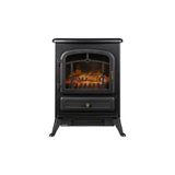 GUNBO HOME Elektrikli Şömine Siyah 1850 W Metal Kasa, Fanlı şömine, Şömine Soba