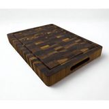 Gunbo Home Tik Chef Kesme Tahtası ENDGRAIN 30 x 20 x 3 cm Masif Ahşap