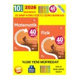 Güncel 10.Sınıf 40 Sesans Matematik-Fizik Konu Özetli(Kolay) Soru Bankası Seti(Yeni Müfredat)