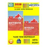 Güncel 10.Sınıf Iceberg Matematik-Biyoloji (Orta) Soru Bankası Seti(Yeni Müfredat)+Kalem