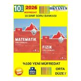 Güncel 10.Sınıf Iceberg Matematik-Fizik (Orta) Soru Bankası Seti(Yeni Müfredat)+Kalem