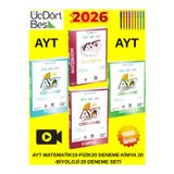 Güncel 2026 Müfredat Üçdörtbeş Ayt Matematik-Fizik-Kimya-Biyoloji Deneme+Tablet Kalem Dahil Set
