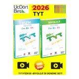 Güncel 2026 Müfredat Üçdörtbeş Tyt Fizik 20-Biyoloji 20 Deneme+Tablet Kalem Dahil Deneme Set