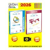 Güncel 2026 Müfredat Üçdörtbeş Tyt Matematik 10-Kimya 30 Deneme+Tablet Kalem Dahil Deneme Set