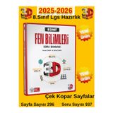 Güncel 3D Çözüm 2025-2026 8.Sınıf Lgs Fen Soru Bankası Yeni Ürün+Android Kalem