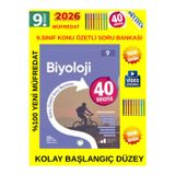 Güncel 9.Sınıf 40 Sesans Biyoloji Konu Özetli(Kolay) Soru Bankası Seti(Yeni Müfredat)