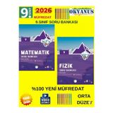 Güncel 9.Sınıf Iceberg Matematik-Fizik (Orta) Soru Bankası Seti(Yeni Müfredat)+Kalem