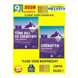 Güncel 9.Sınıf Iceberg Türk Dili Edb-Coğrafya (Orta) Soru Bankası Seti(Yeni Müfredat)+Kalem