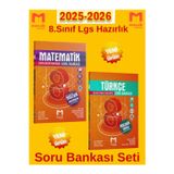 Güncel Mozaik Yeni Müfredat 8.Sınıf Matematik-Türkçe 2 Kitap Soru Bankası Seti+Dokunmatikkalem