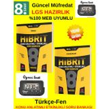 Güncel Müfredat 8.SINIF HİBRİT Fen-Türkçe LGS Konu Anlatımlı Etkinlikli Soru Bankası+Kronometre