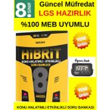 Güncel Müfredat 8.SINIF HİBRİT İNGİLİZCE LGS Hazırlık Konu Anlatımlı Etkinlikli Soru Bankası+Kronometre
