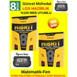 Güncel Müfredat 8.SINIF HİBRİT Matematik-Fen LGS Konu Anlatımlı Etkinlikli Soru Bankası+Kronometre