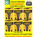 Güncel Müfredat 8.SINIF HİBRİT Tüm Dersler 6 Kitap Konu Anlatımlı Etkinlikli Soru Bankası+Kronometre
