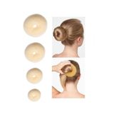 Güncel Vitrin Sarı Sünger Topuz Toka Seti 4 Adet 6cm-8cm-9cm-11cm