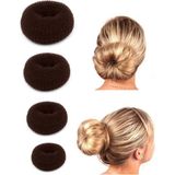 Güncel Vitrin Sünger Topuz Tokası 4 Adet 6 cm-8 cm-9 cm-11 cm - Koyu Kahverengi