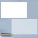 GüncelÇarşı 2'li Paket 60x100 cm 1x Beyaz, 1x Şeffaf Yapışkansız Tutunan Statik Pratik Yazı Tahtası, Çok Amaçlı, Duvara, Cama Yapışkansız Tutunur, Ders Çalışma Yazı Tahtası Manyetik Duvar Sticker